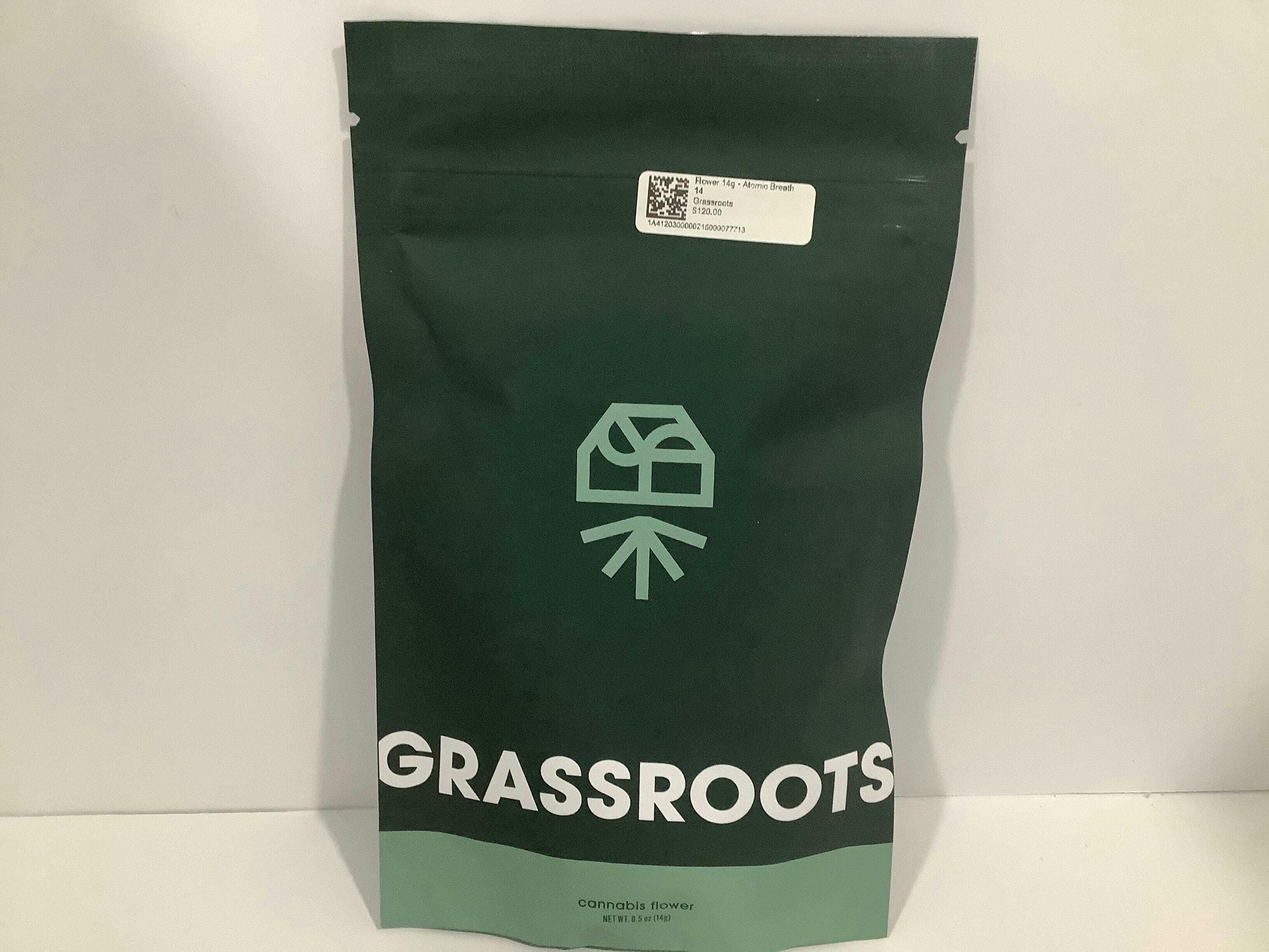 Grassroots - Flower 14g - Atomic Breath - 14 grams