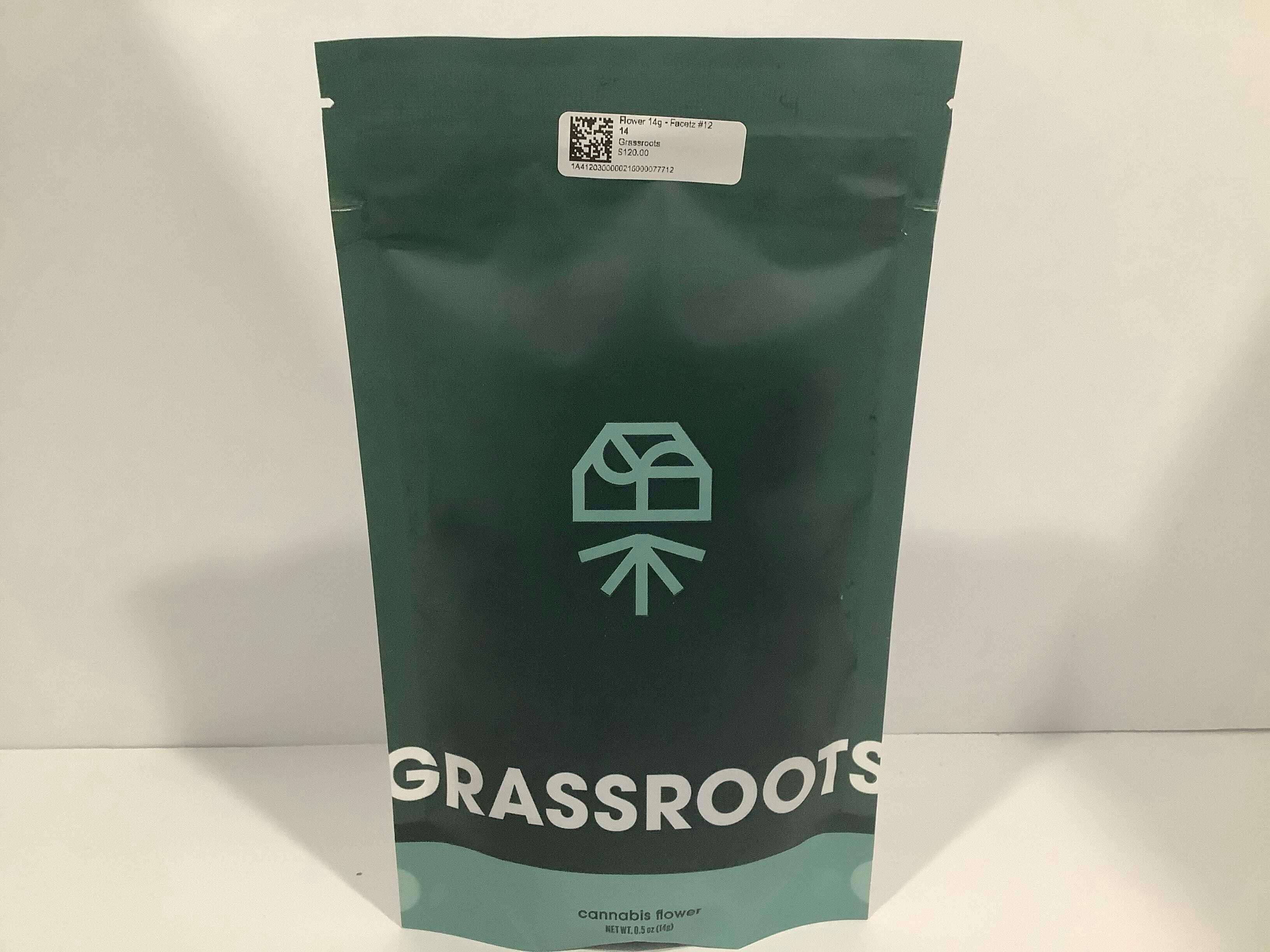 Grassroots - Flower 14g - Facetz #12 - 14 grams