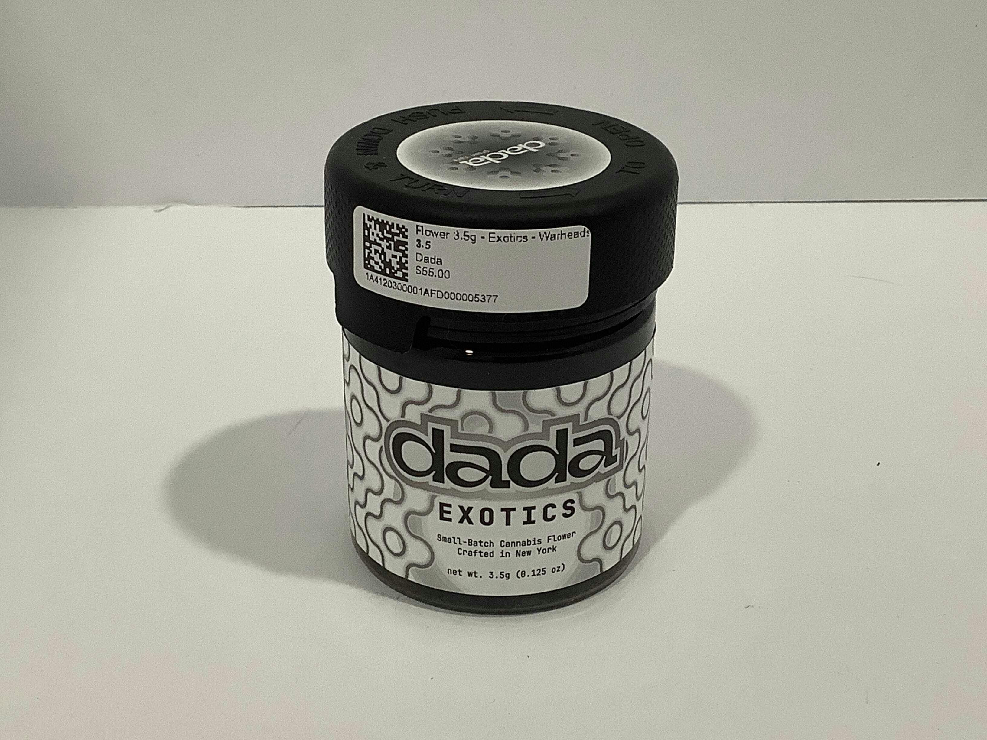 Dada - Flower 3.5g - Exotics - Warheadz - 3.5 grams
