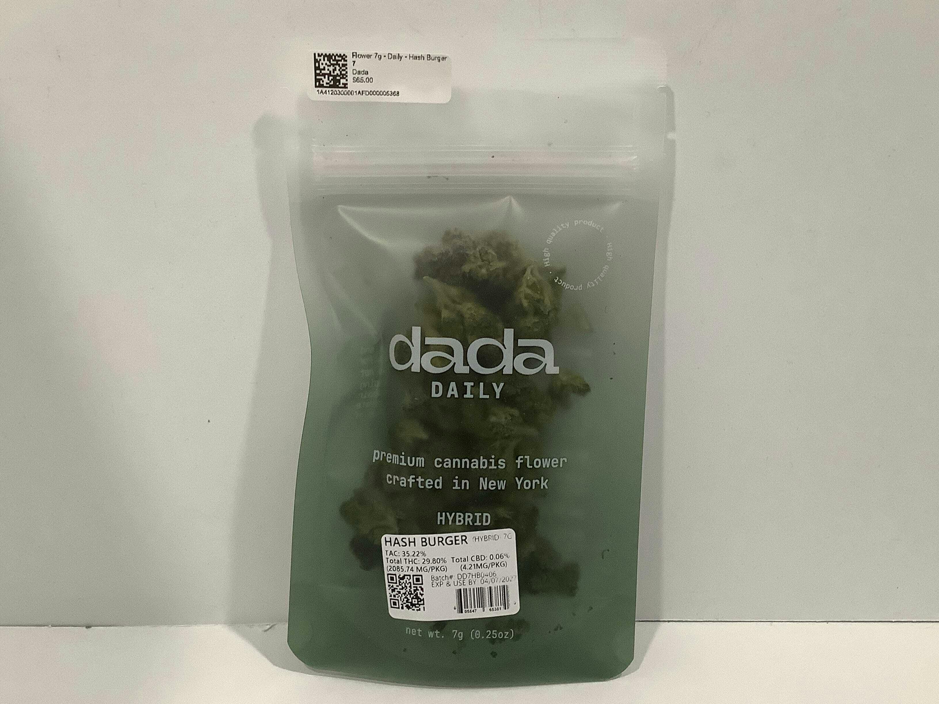 Dada - Flower 7g - Daily - Hash Burger - 7 grams