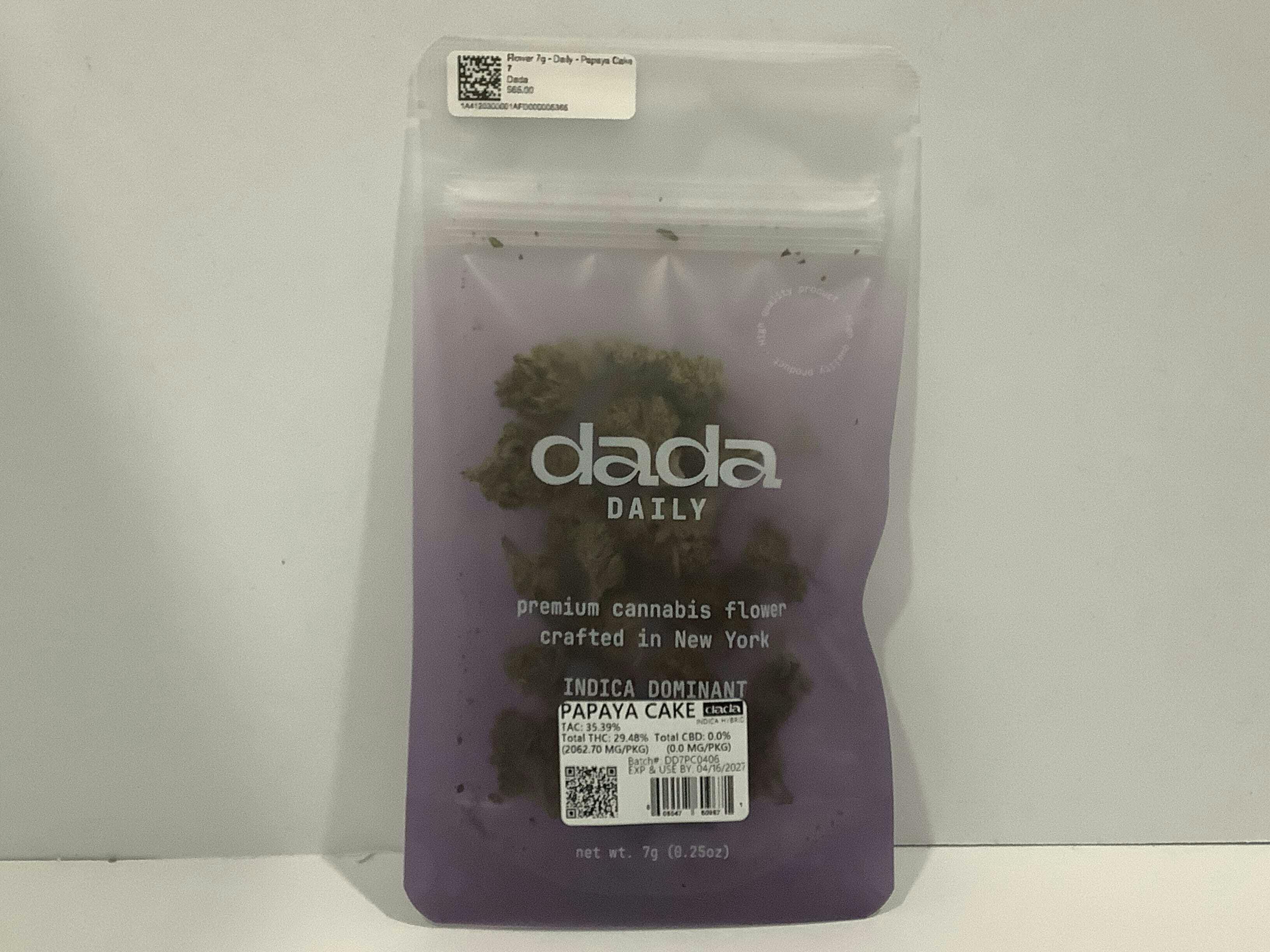 Dada - Flower 7g - Daily - Papaya Cake - 7 grams