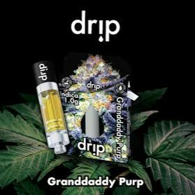Drip - 1g Cart - Granddaddy Purp (I) cannabis product
