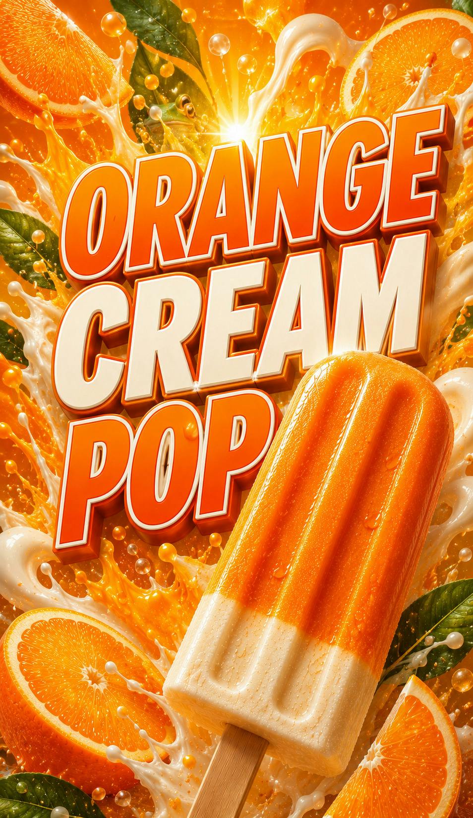Deli - Orange Cream Pop (S) at Happy Daze