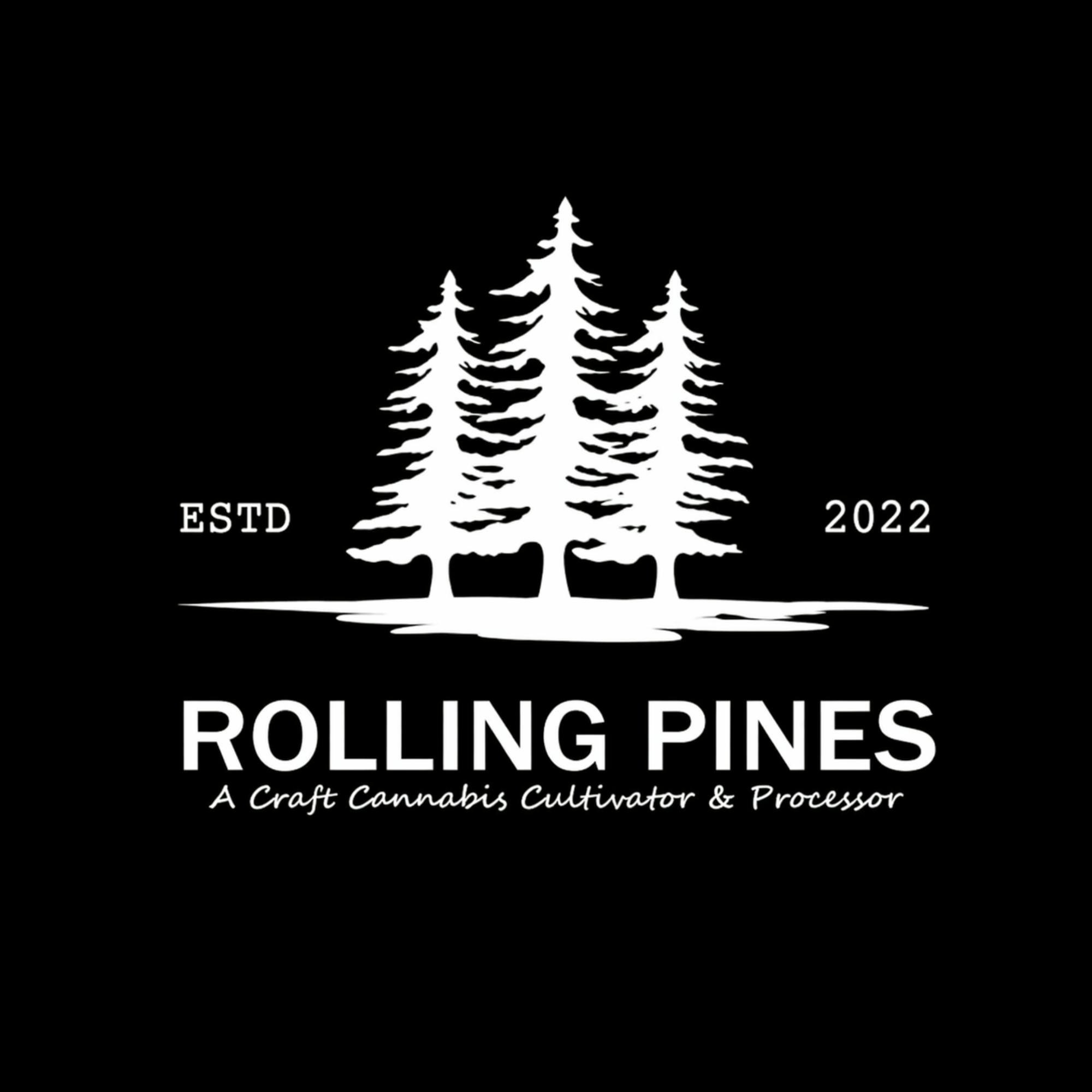 Rolling Pines | Blue Raspberry Resin Hard Candy - 500 mg - 10 Pack