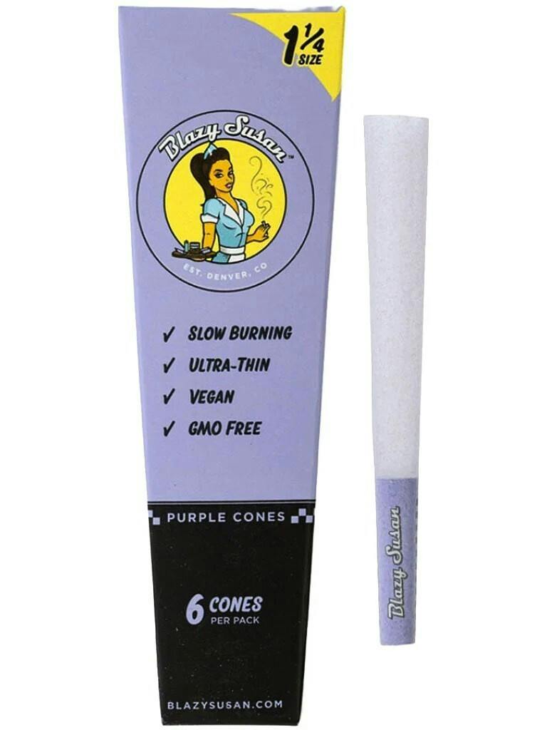 Blazy Susan | 1 1/4 Purple Cones