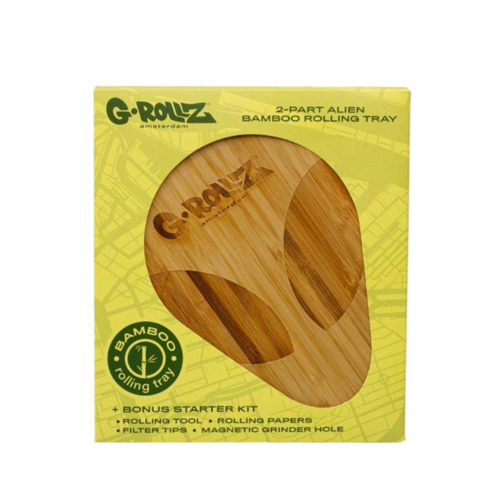 Rolling Tray - Small - Bamboo - Alien