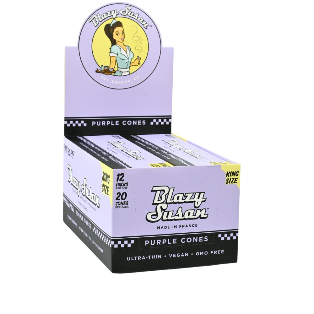 Cones - King Size - Purple - 20pk
