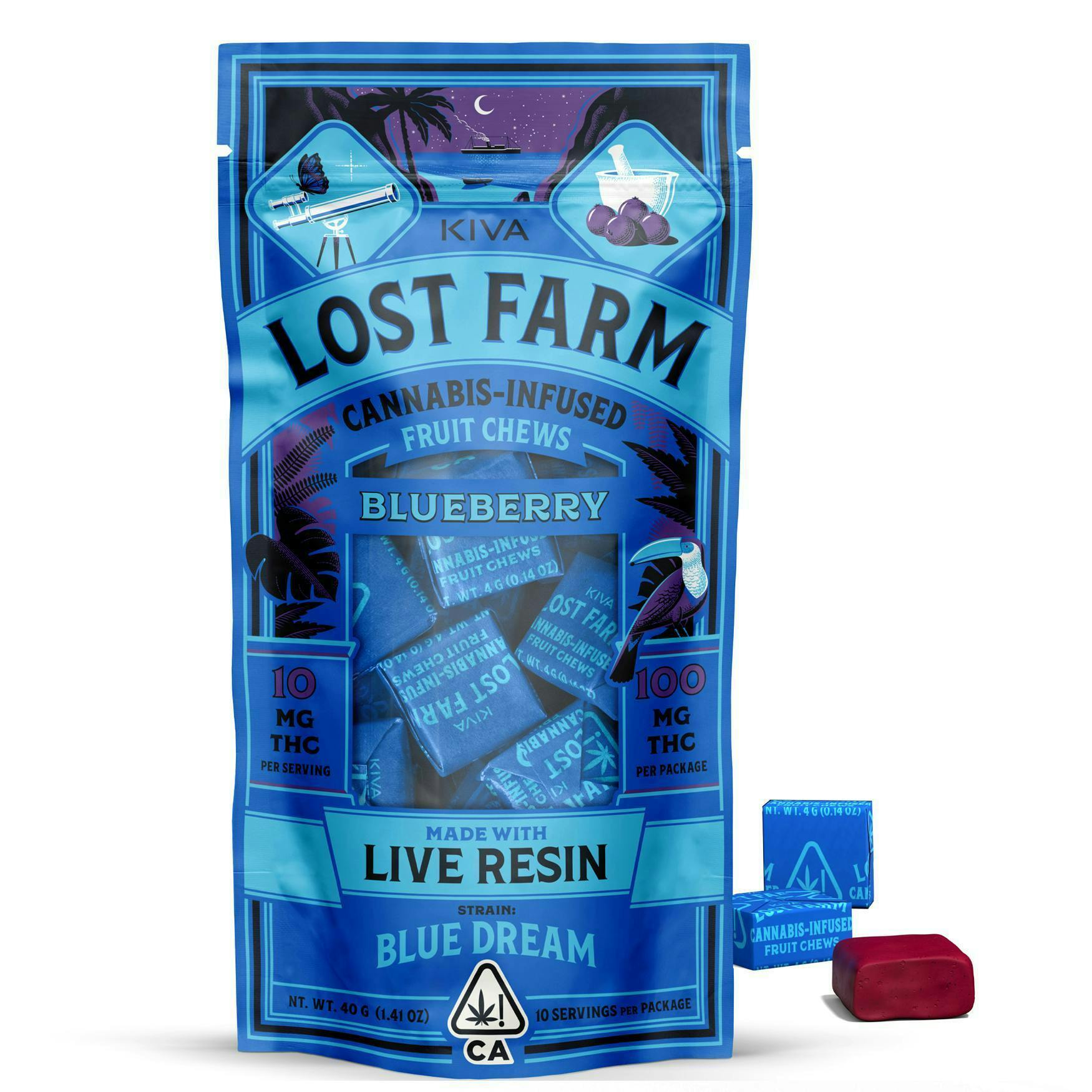 BLUEBERRY — Fruit Chews - Blueberry Blue Dream