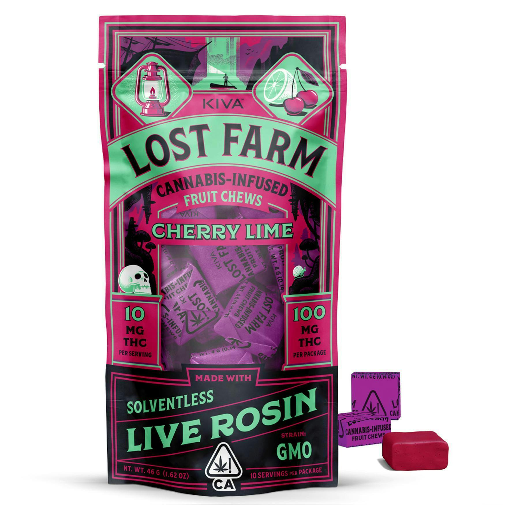Cherry Lime (I) — Fruit Chews - Cherry Lime