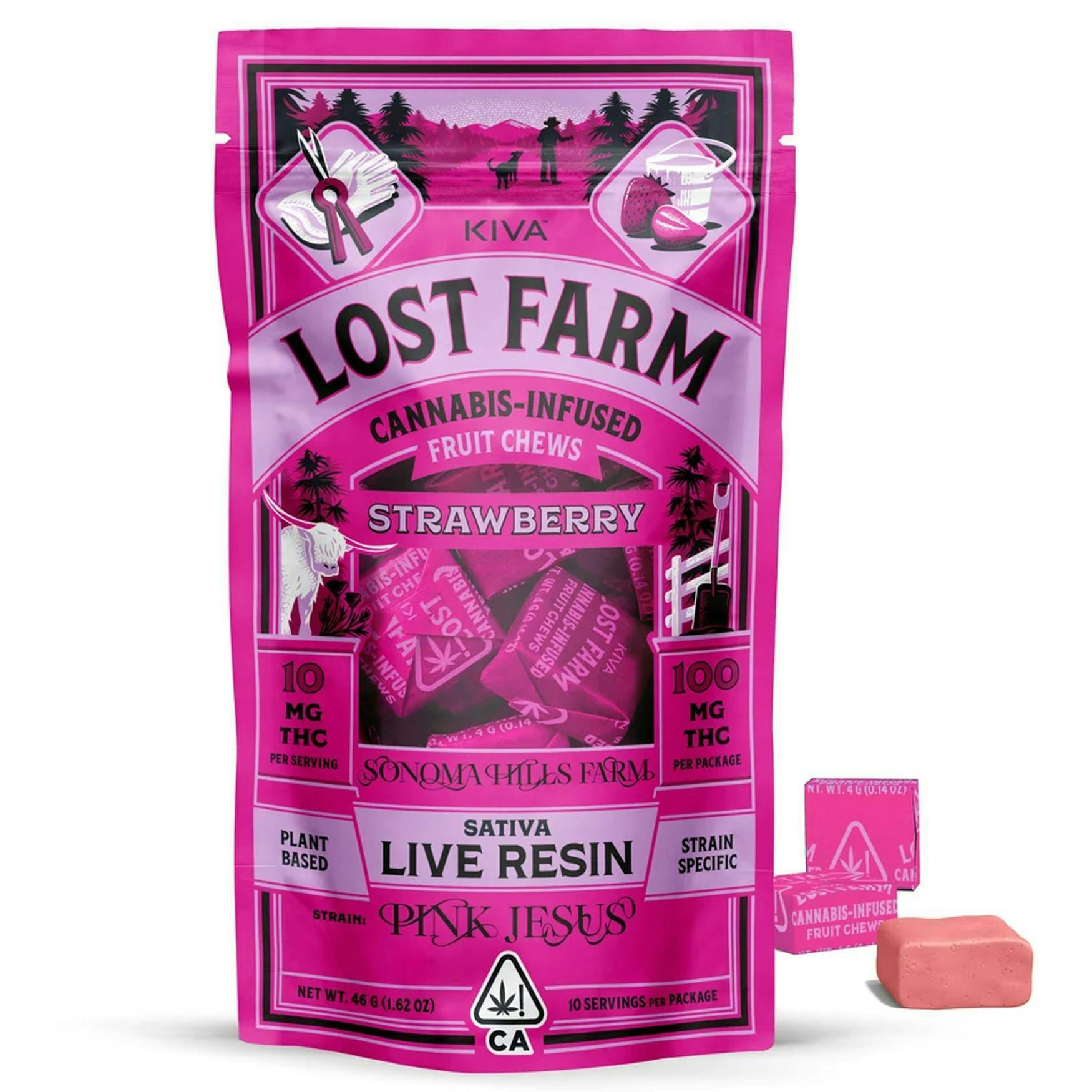 Lost Farm - — Strawberry Fruit Chews - Strawberry