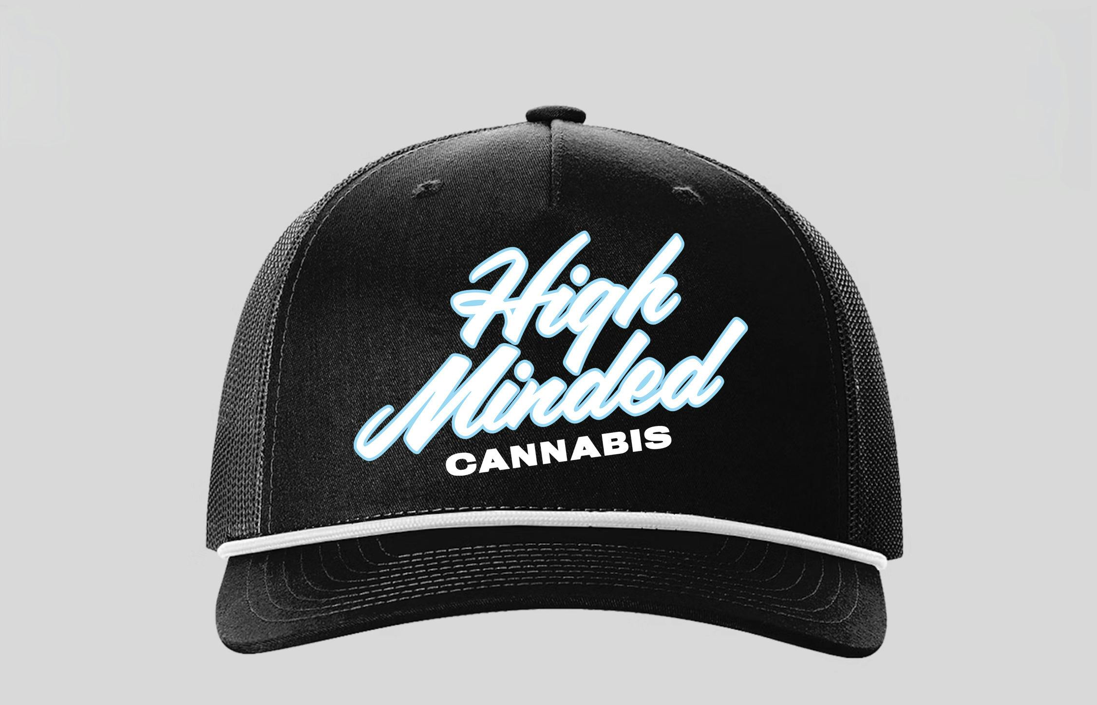 High Minded Five Panel Trucker Hat W/rope