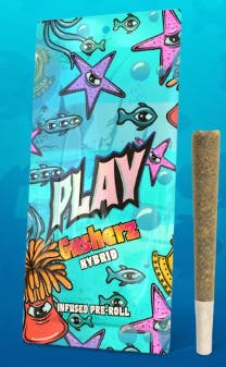 PLAY Gusherz Infused Pre-Roll at Higher Love Cannabis Dispensary Munising