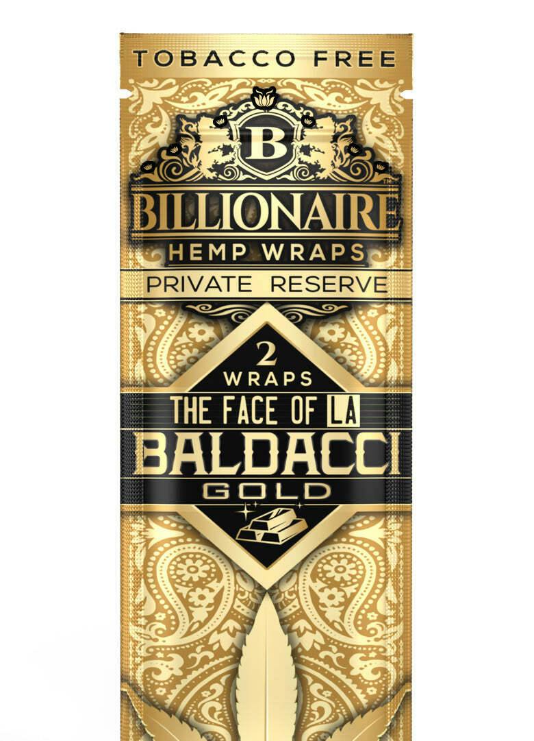 BILLIONAIRE - HEMP WRAPS - BALDACCI GOLD