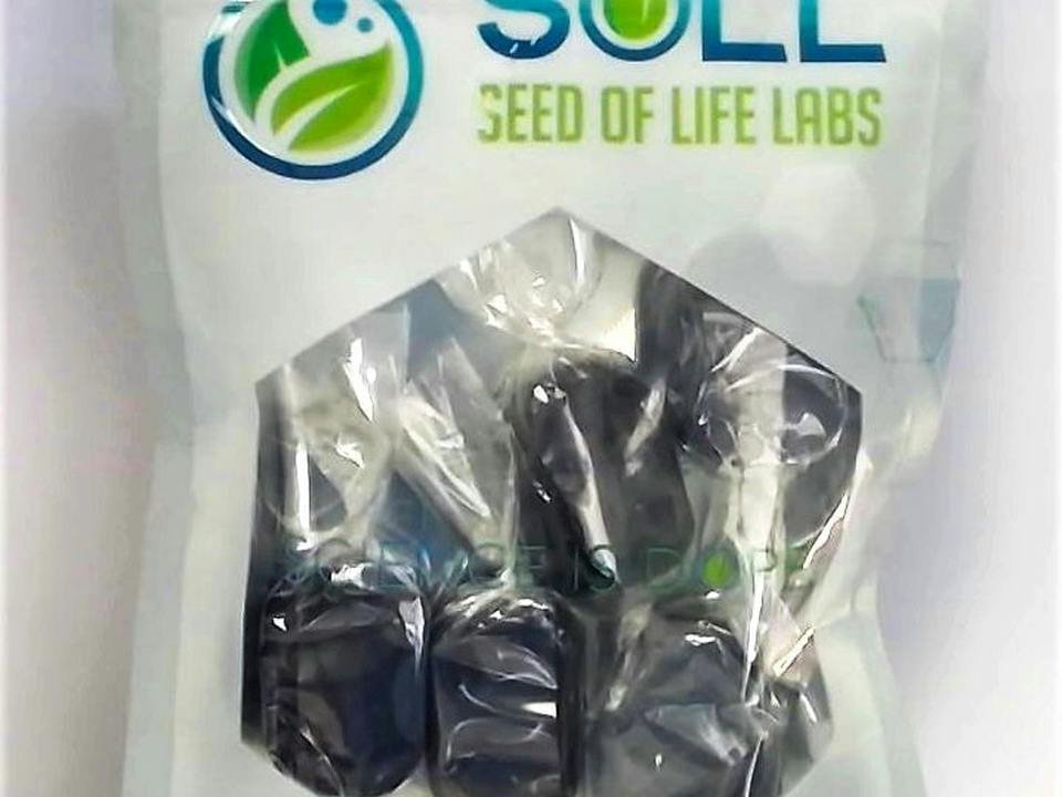 Seed of Life Labs Kitchen: Blue raspberry Hard Candy - 72.15mg