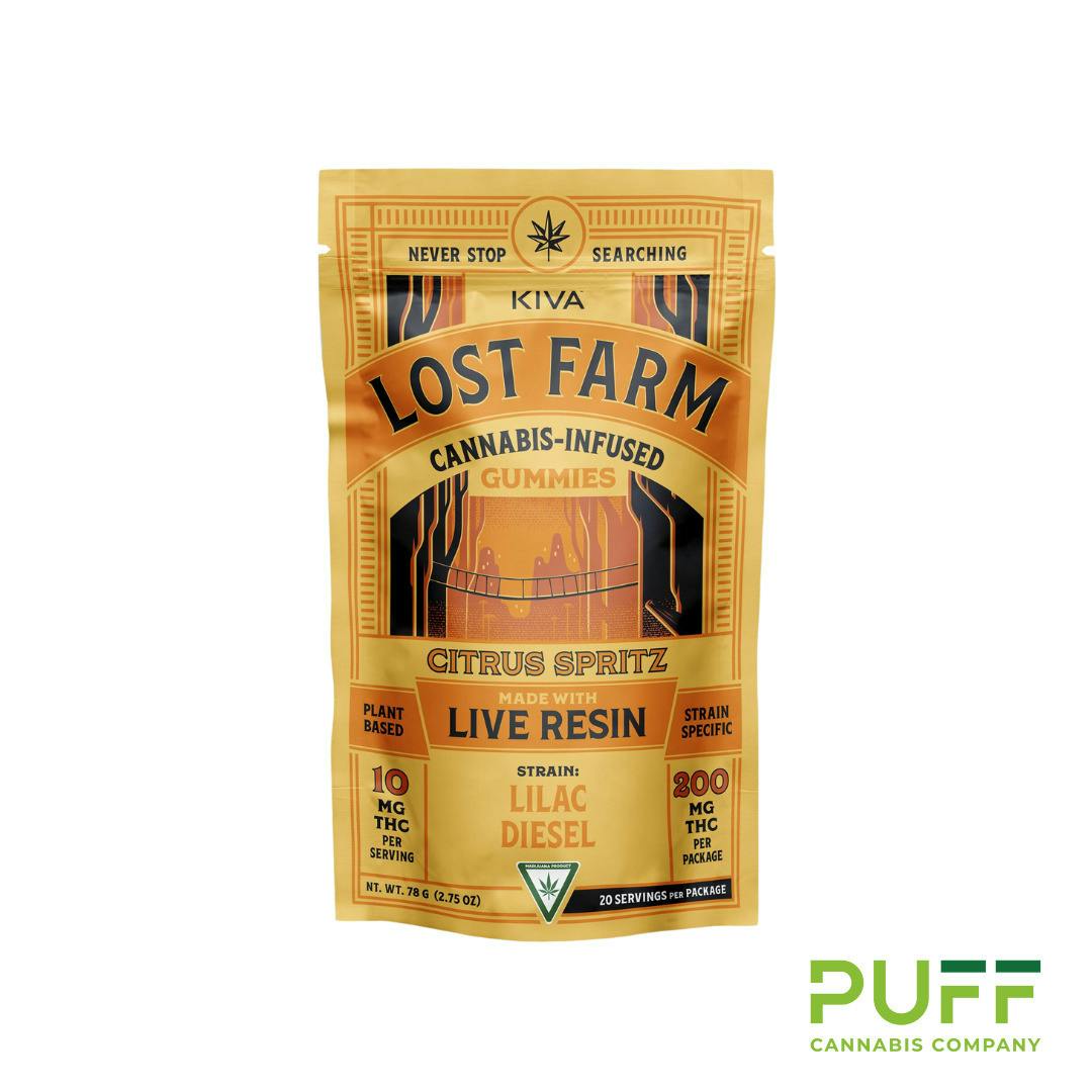 Lost Farms | 200mg Live Resin Gummies | Thorny Berry