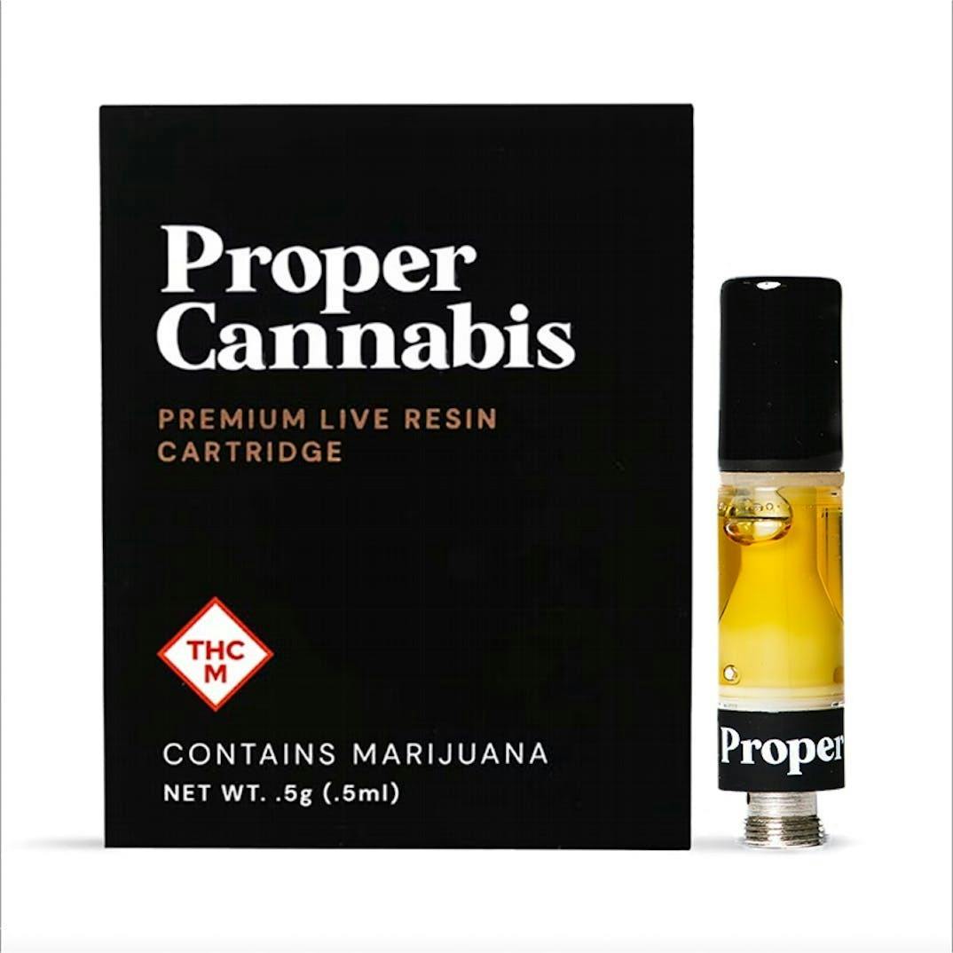 Baker's Dozen .5g Live Diamond Sauce Cartridge - Proper Cannabis