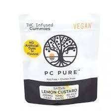 Gummies - PC Pure - (200mg) - Lemon Custard - (Sativa)