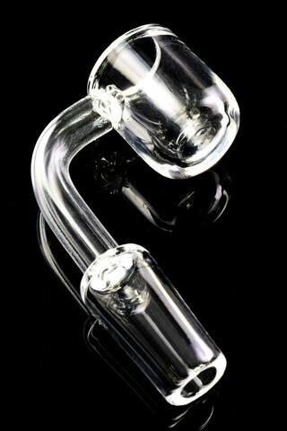 Glass - 18mm Male Domeless Flat Top Quartz Banger (4mm thickness) - 783