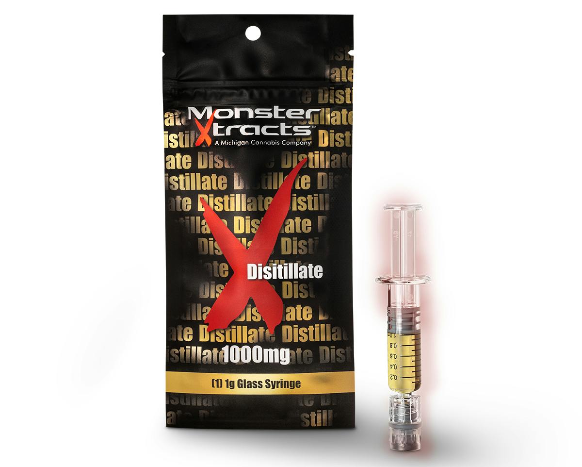 Concentrate - Monster X - Distillate Syringe - 75.01% THC - (1g)