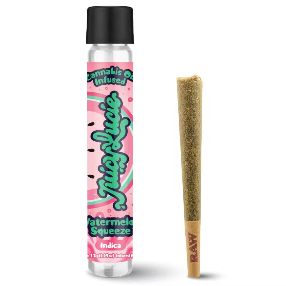 Infused Pre Roll - Juicy Lucie - Watermelon Squeeze - (Indica) - 32.86% THC - 1.2g