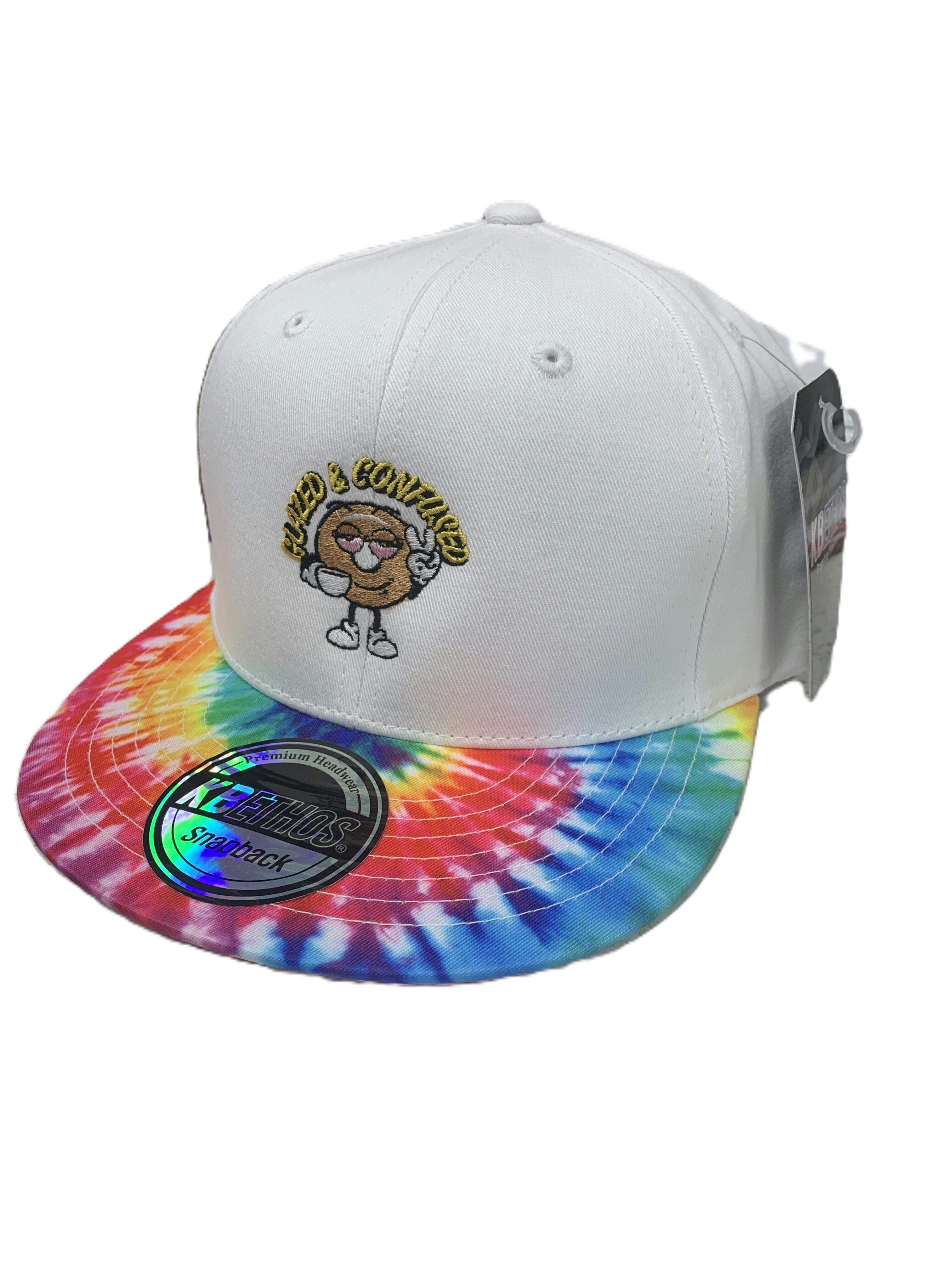 Glazed Gear - Headwear - Tie dye brim Hat with Front Logo