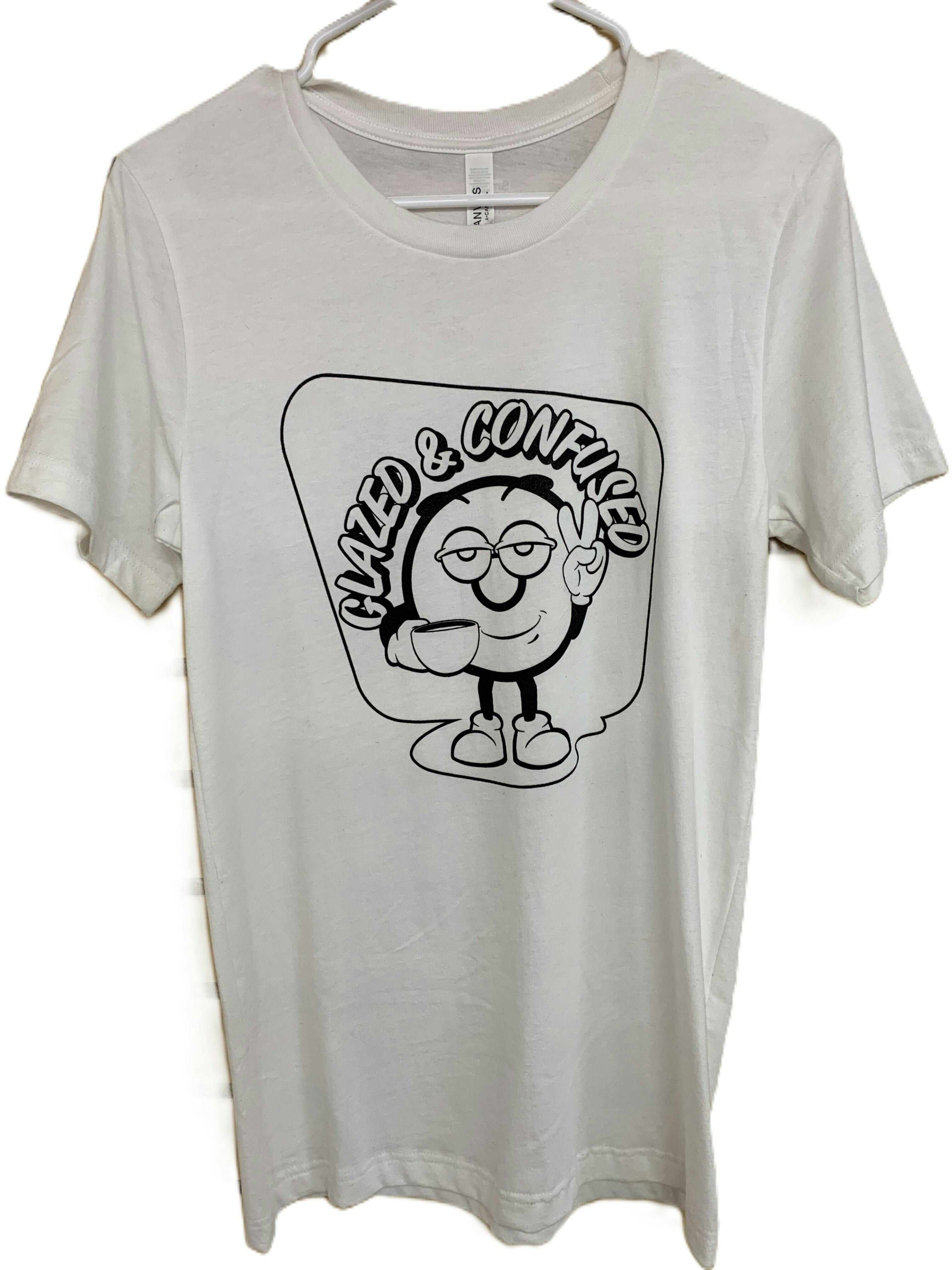 Glazed Gear - Shirt - White with Logo - M