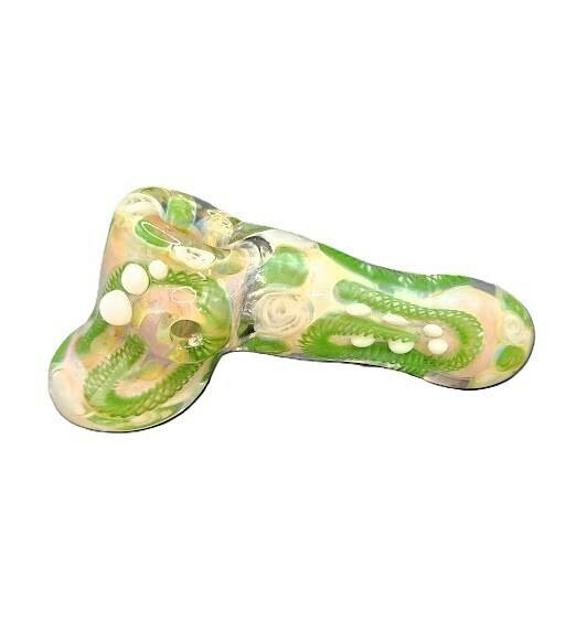 Glass - Medium Single Hole Hammer Pipe