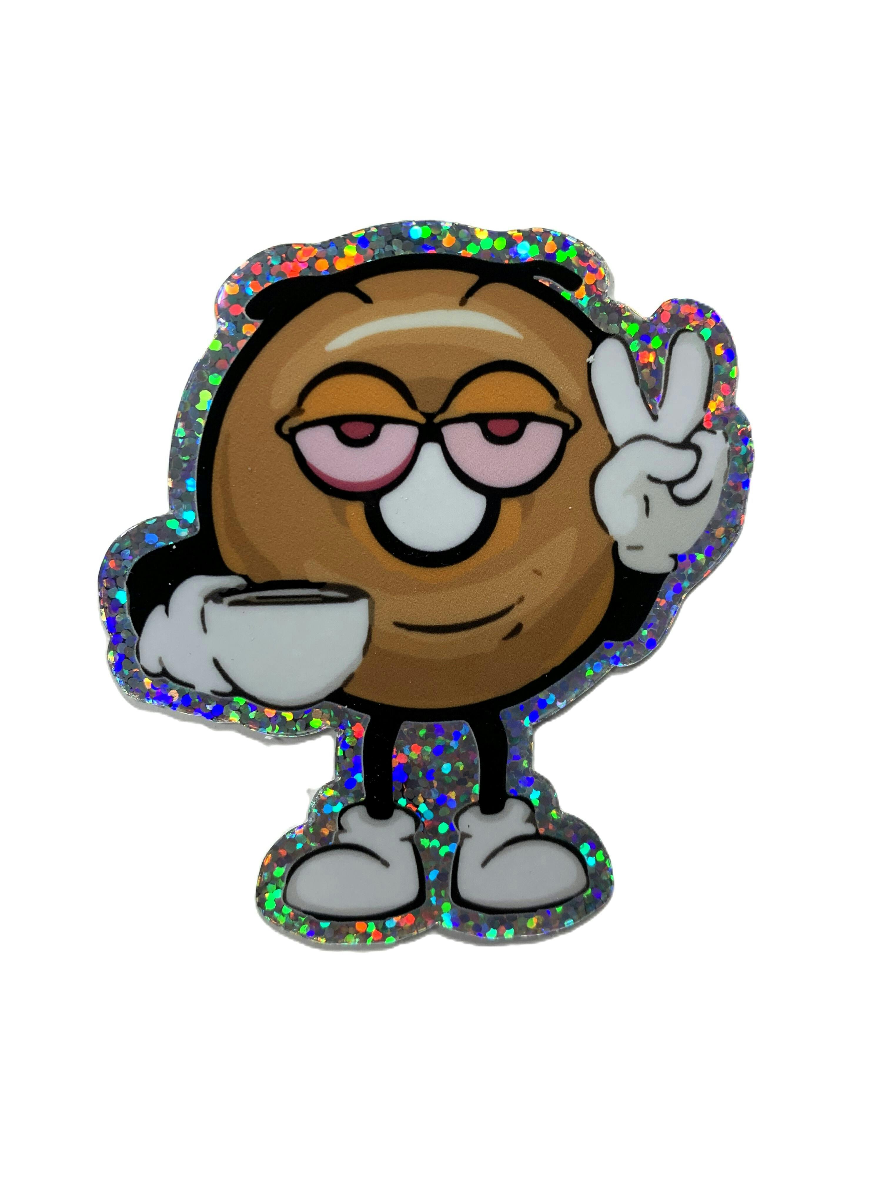 Glazed Gear - Weedy Glitter Holographic Sticker