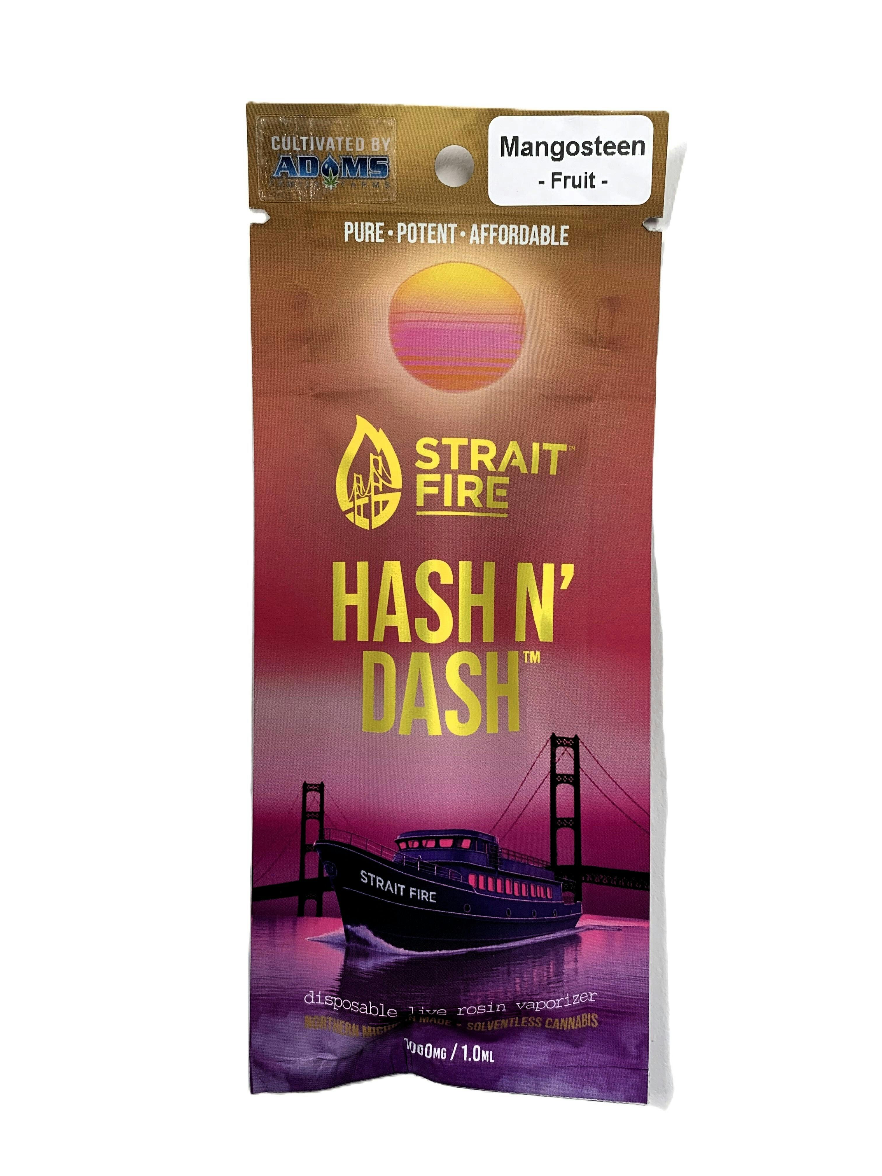 Disposable - Strait Fire - Select Spectrum Live Rosin - Mangosteen - (Hybrid) - 75.29% THC - 1g