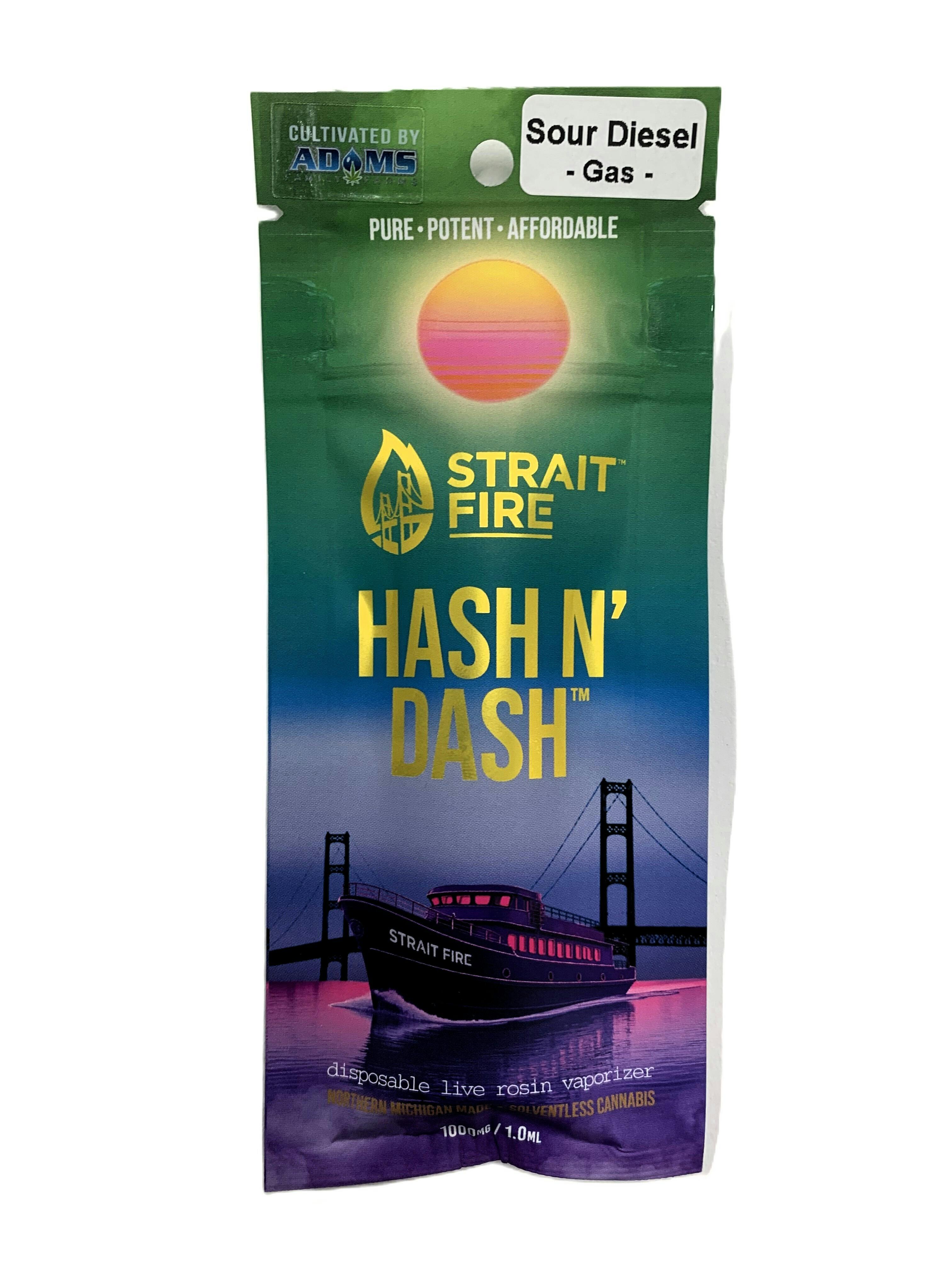 Disposable - Strait Fire - Select Spectrum Live Rosin - Sour Diesel - (Sativa Hybrid) - 70.73% TH...