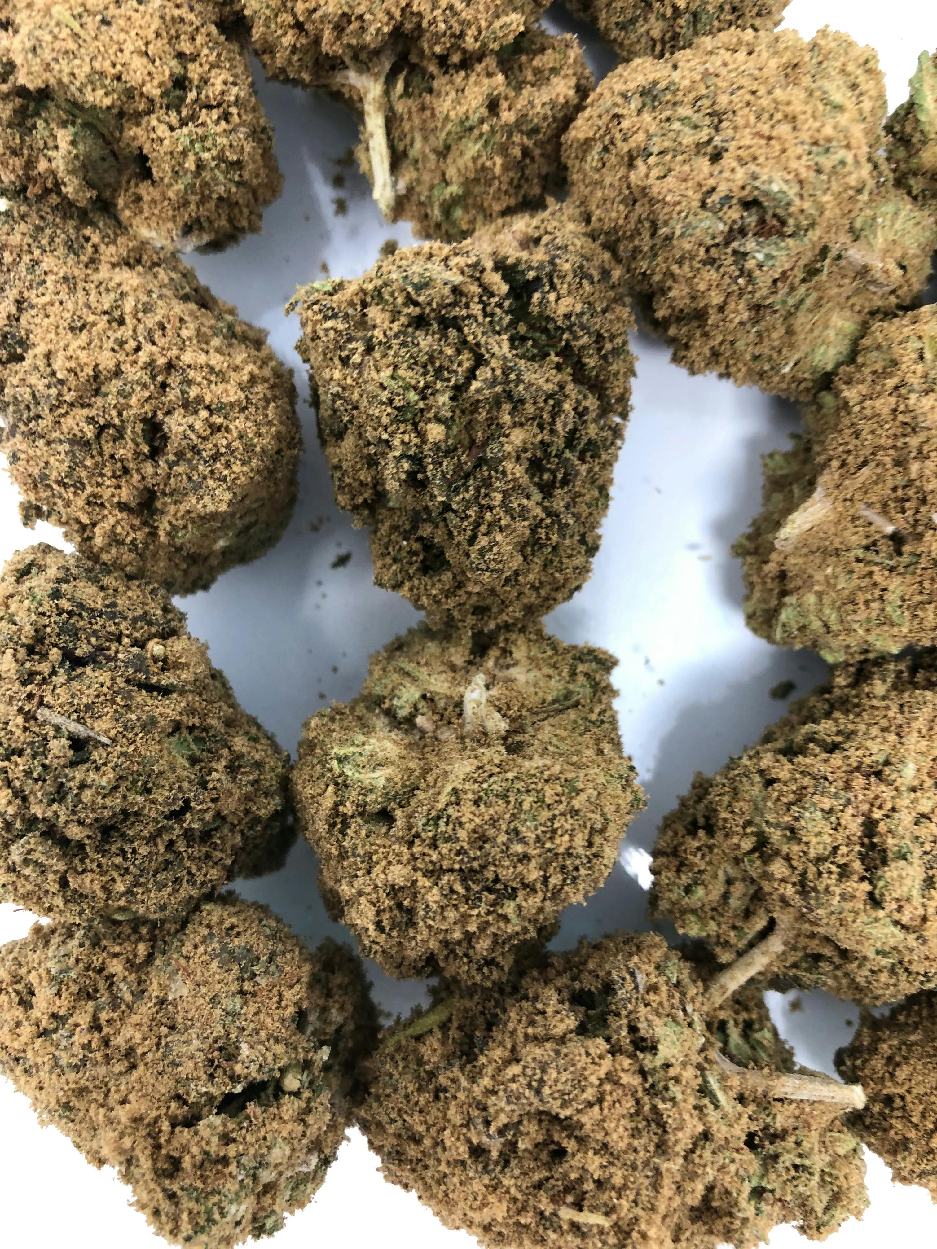 Infused Flower - 1/2 OZ - Purple Rain - Moon Rocks - (Sativa Hybrid) - 56.62%THC (+/-10%) - Mothe...
