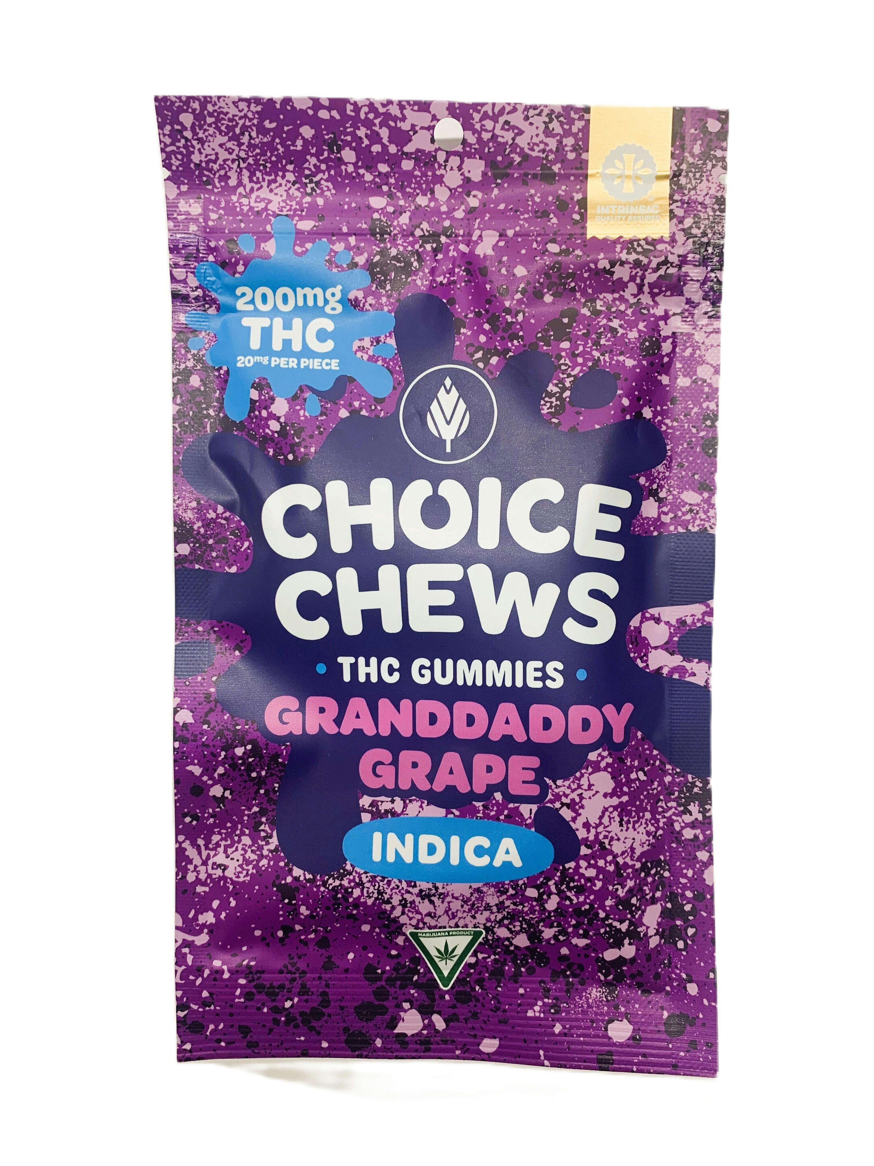 Gummies - Choice - (200mg) - Granddaddy Grape - (Indica)