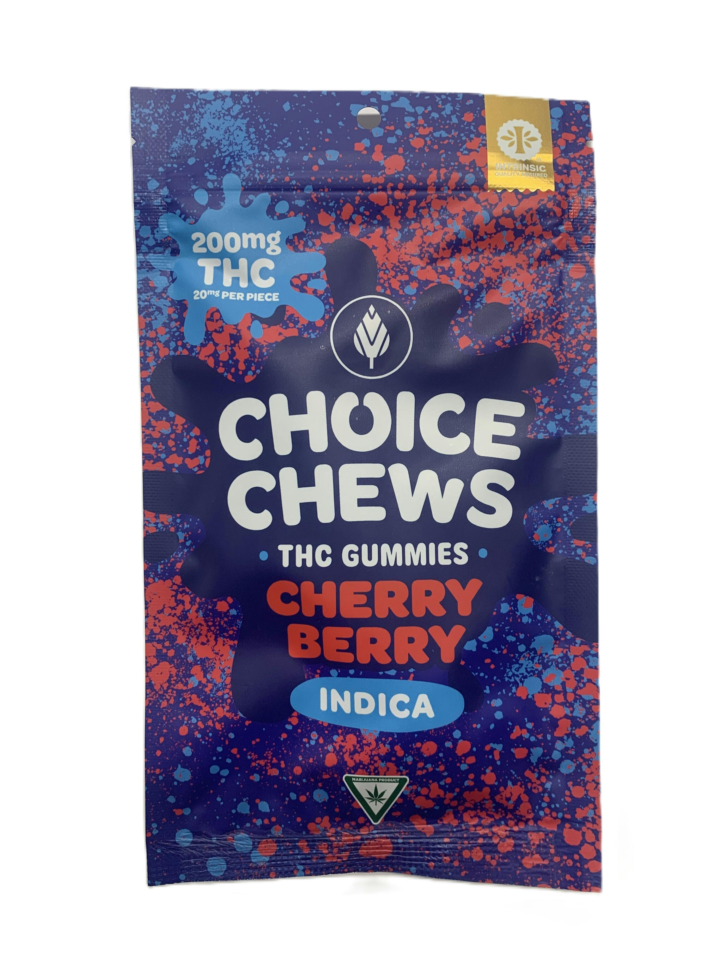 Gummies - Choice - (200mg) - Cherry Berry - (Indica)