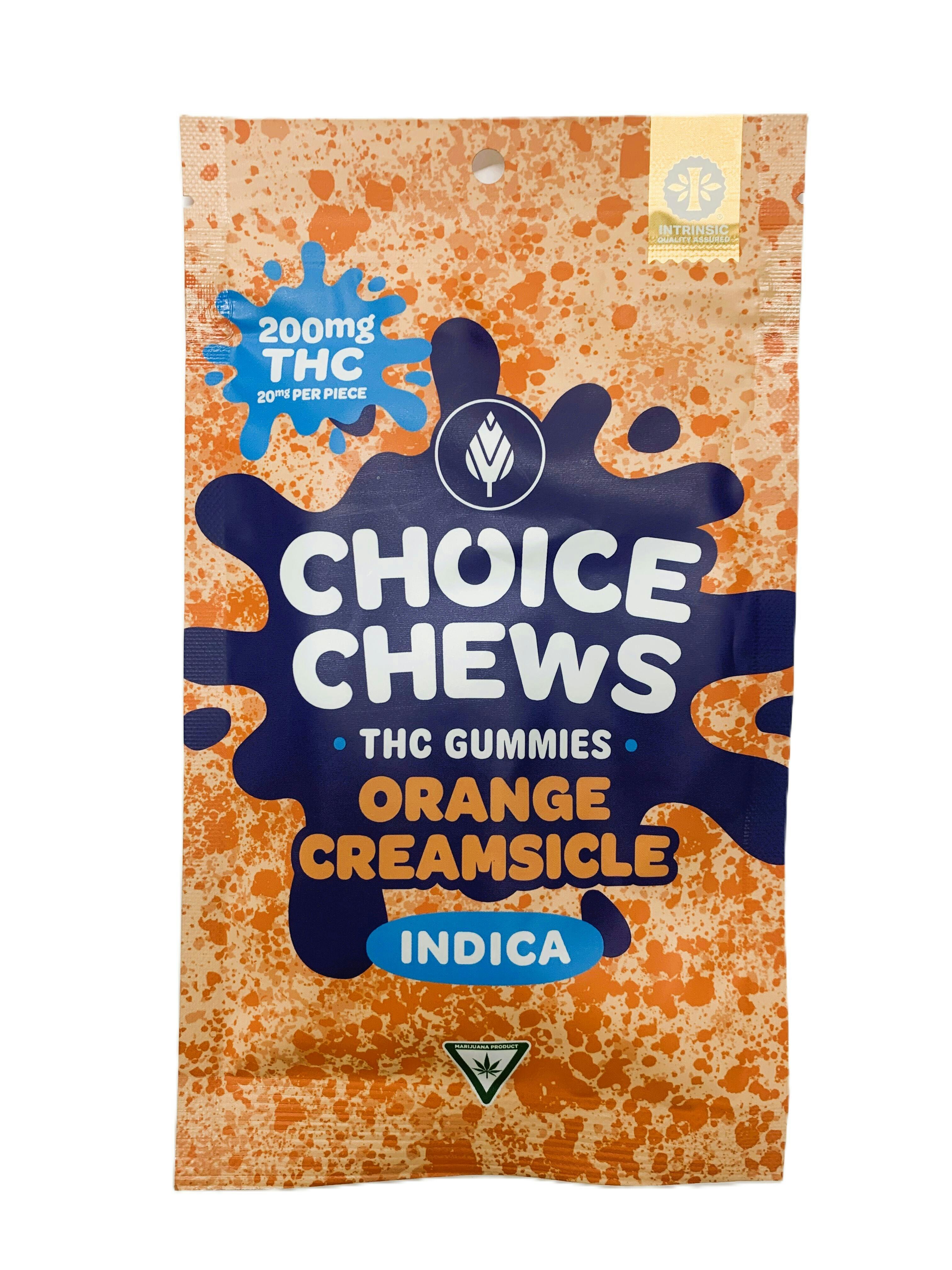 Gummies - Choice - (200mg) - Orange Creamsicle - (Indica)