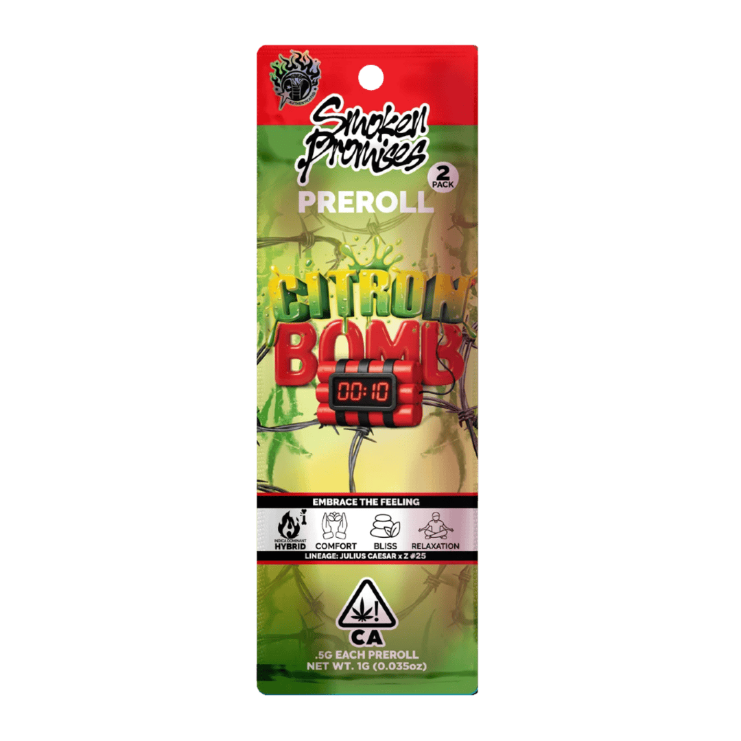 Citron Bomb Pre-roll 2 Pack 1G