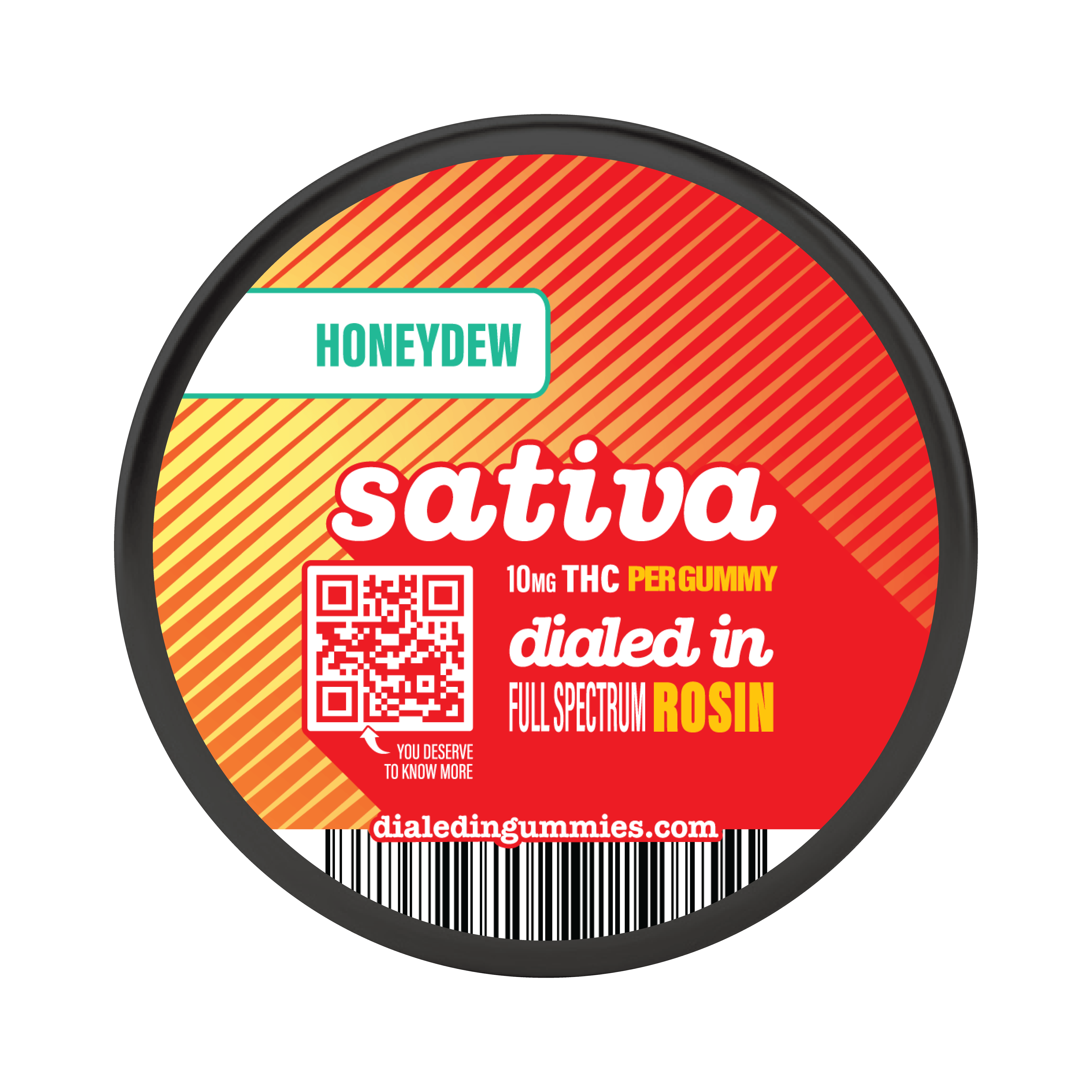 Dialed In-Classic Rosin Gummies-Honeydew (S)
