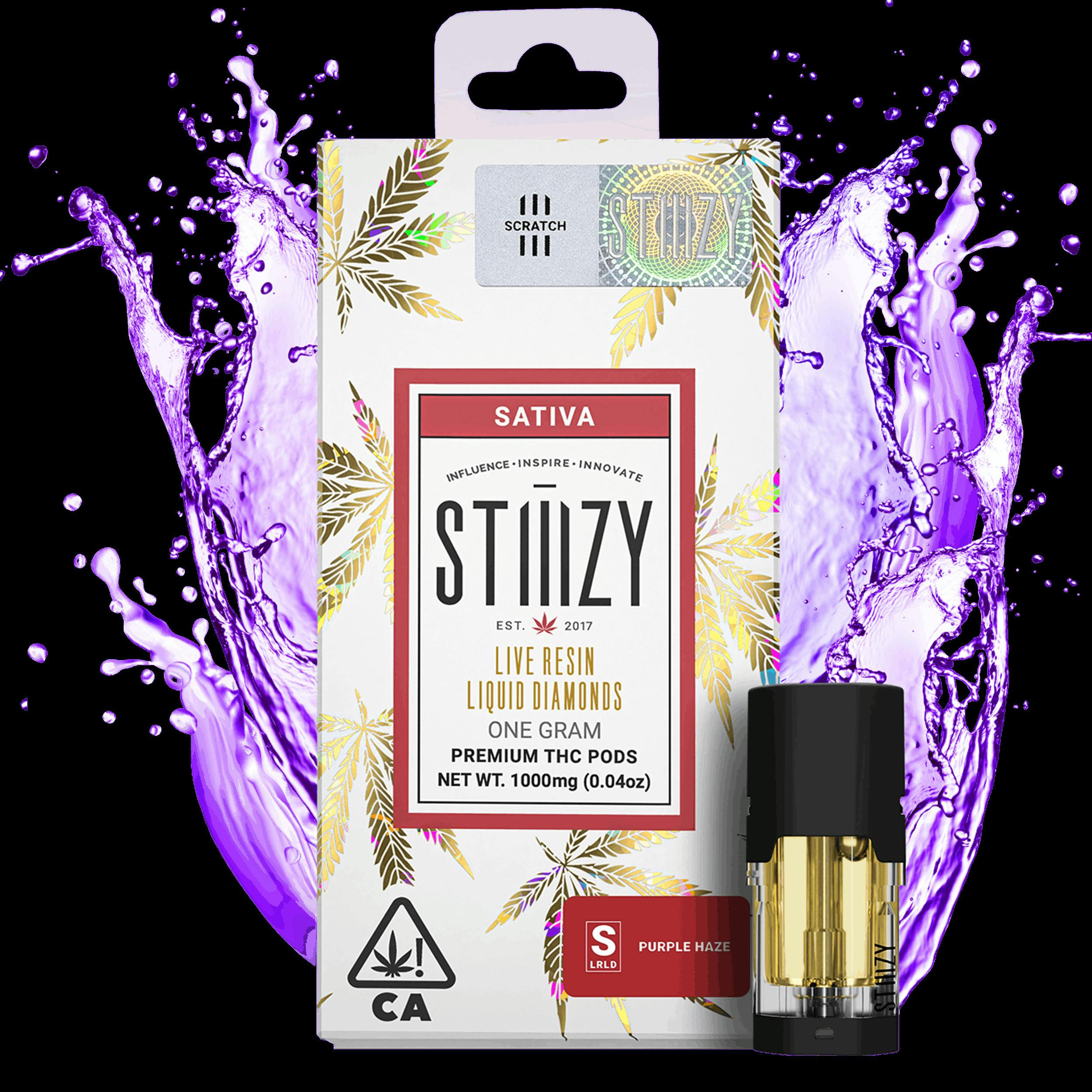 Stiiizy | Purple Haze | .95g [LR Liquid Diamonds Pod] NOT REDEEMABLE
