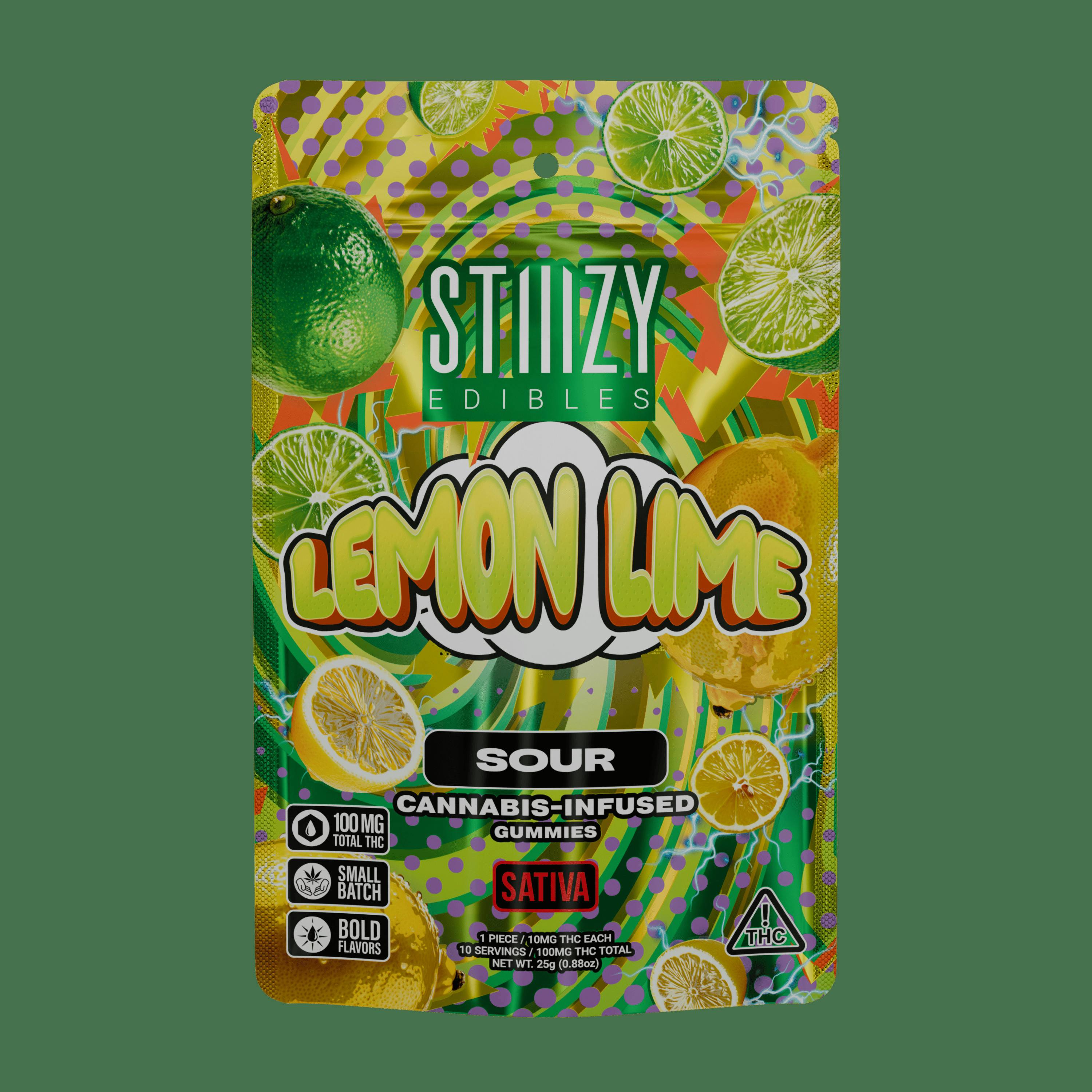 Stiiizy | Sour Lemon Lime | 100mg [Gummy]