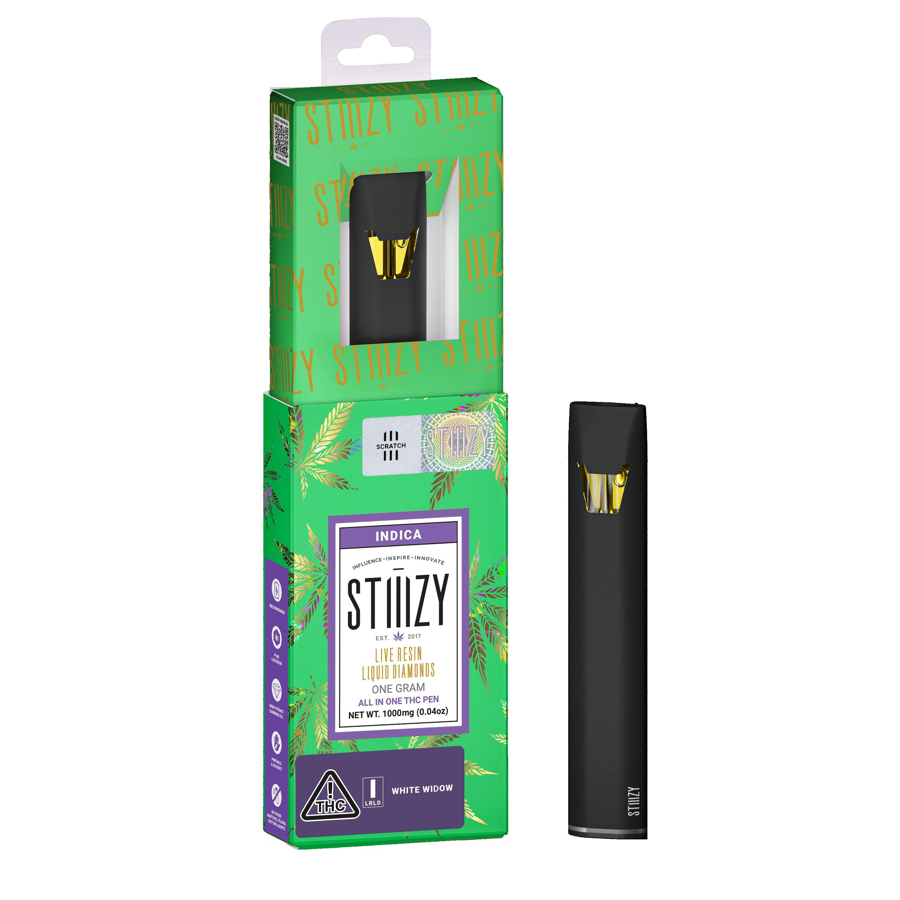 Stiiizy | White Widow | .95g [LR Liquid Diamonds Disposable] NOT REDEEMABLE