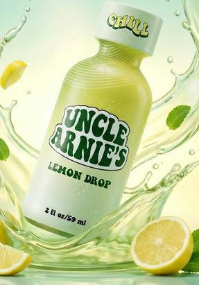 Uncle Arnie's | Lemon Drop | 100mg THC 25mg CBD [2oz]