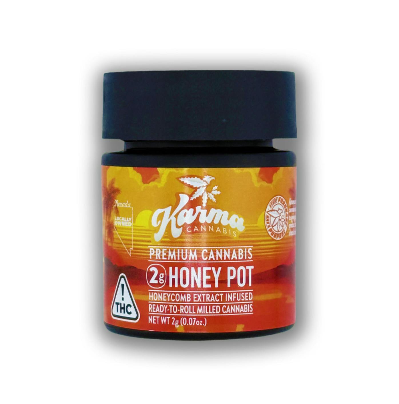 Karma Honey Pot | Pineapple Mimosa | 2g [Ready to Roll Infused Flower] NOT REDEEMABLE