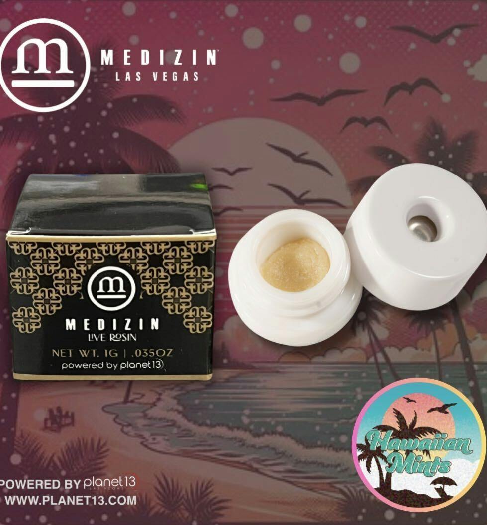 Medizin | Hawaiian Mints | 1G [Live Rosin] NOT REDEEMABLE