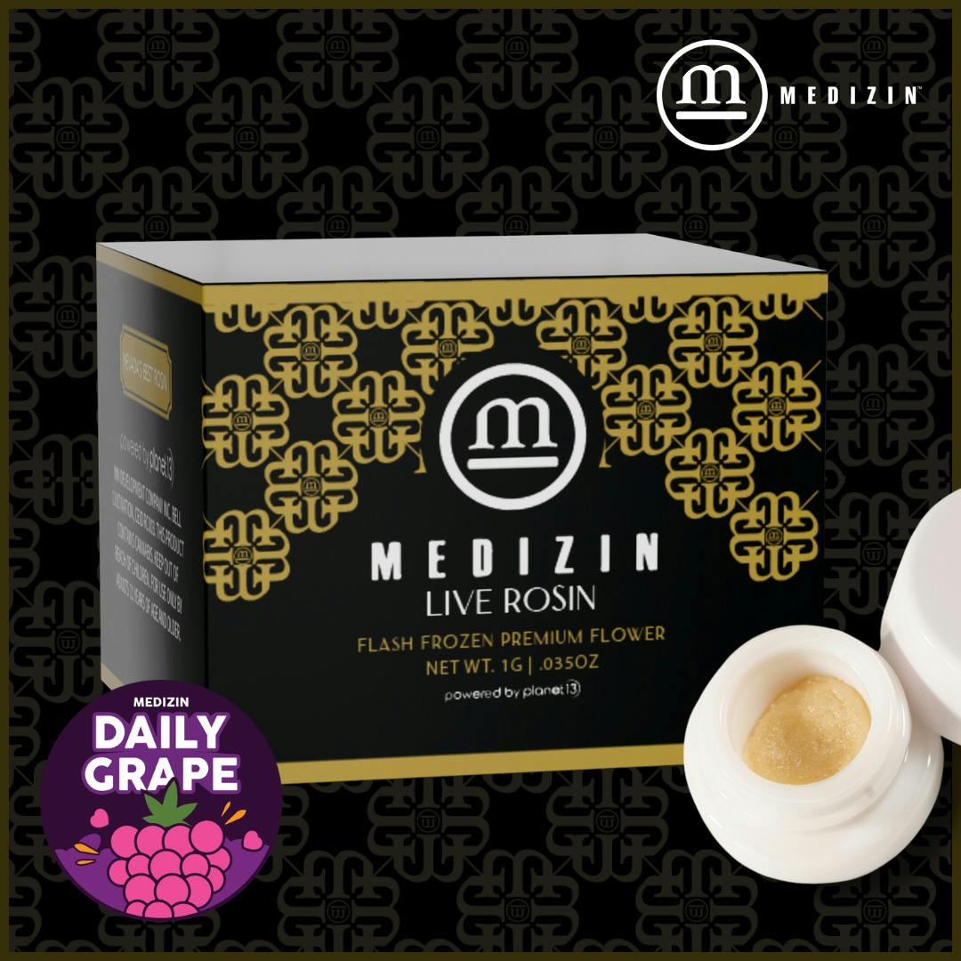 Medizin | Daily Grape | 1G [Live Rosin] NOT REDEEMABLE