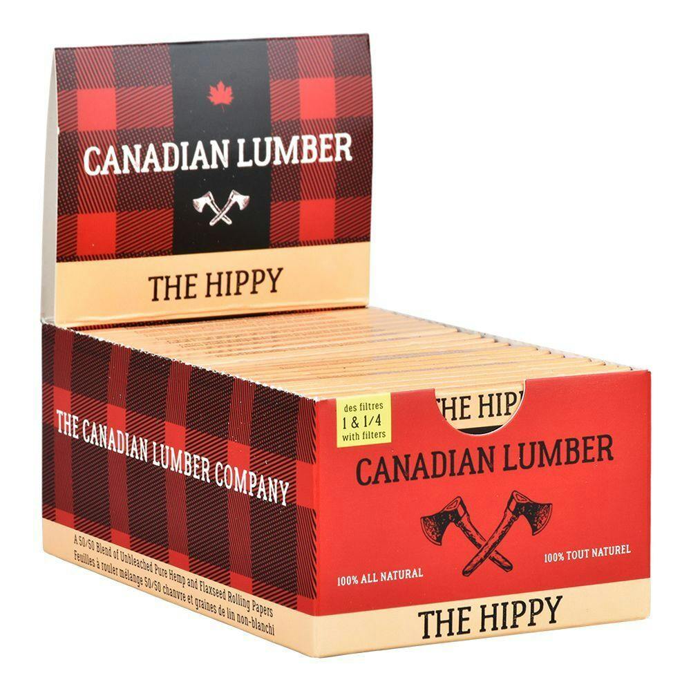Canadian Lumber All Natural Rolling Papers & Tips | 1 1/4 at Blazin' Trailz