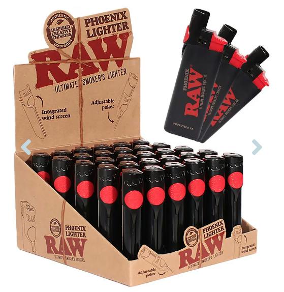 RAW Phoenix Lighter | 30ct Display at Blazin' Trailz