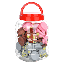 Zombie Bear Silicone Concentrates Container | 1.8" | Assorted Colors