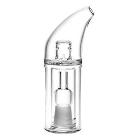 Pulsar Barb Flower/Fire Travel Glass Bubbler Attachment