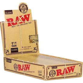 Classic 20th Anniversary Rolling Papers | 1 1/4 | 50pc | 24pk Display