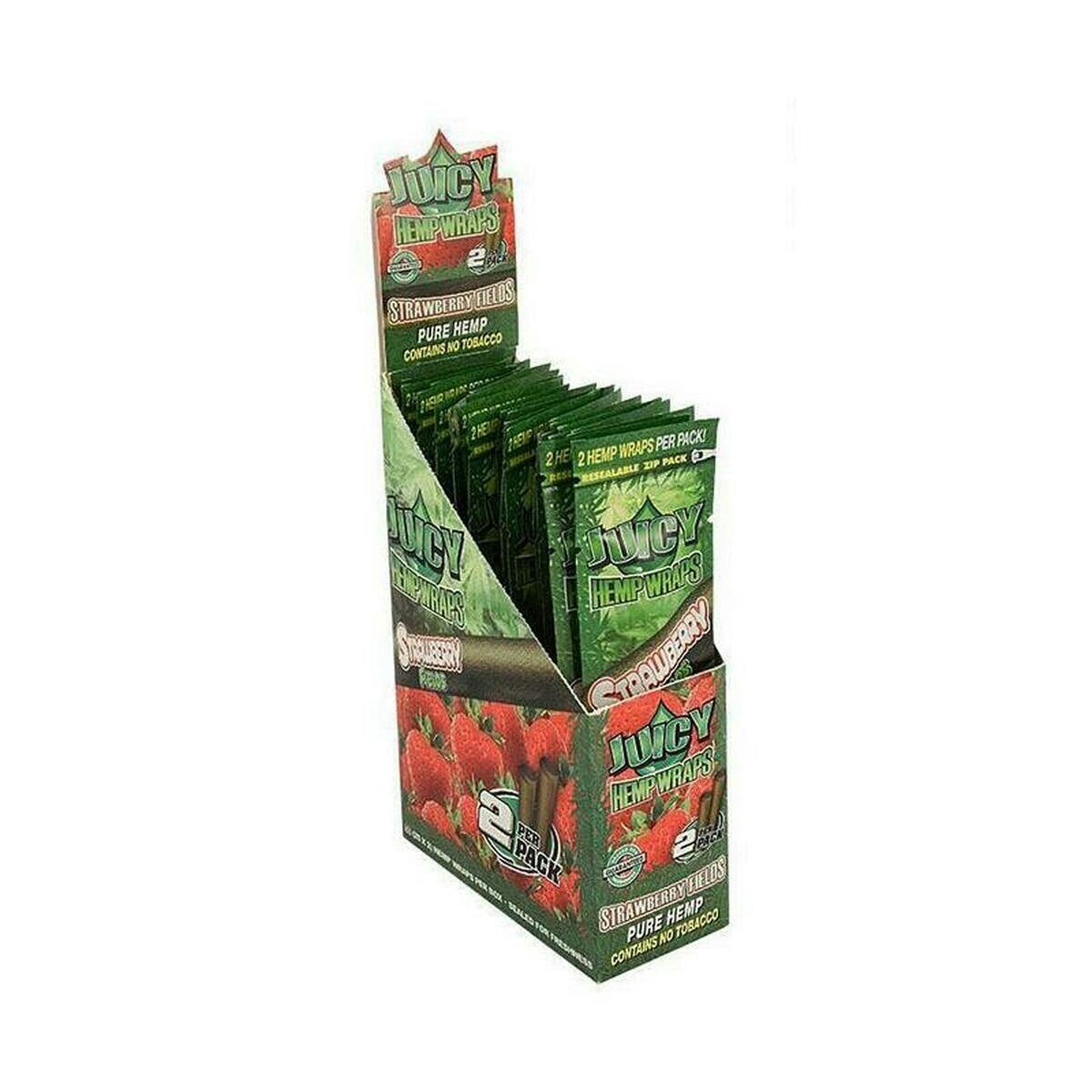 Juicy Jays - Flavored Hemp Wraps - Strawberry Fields