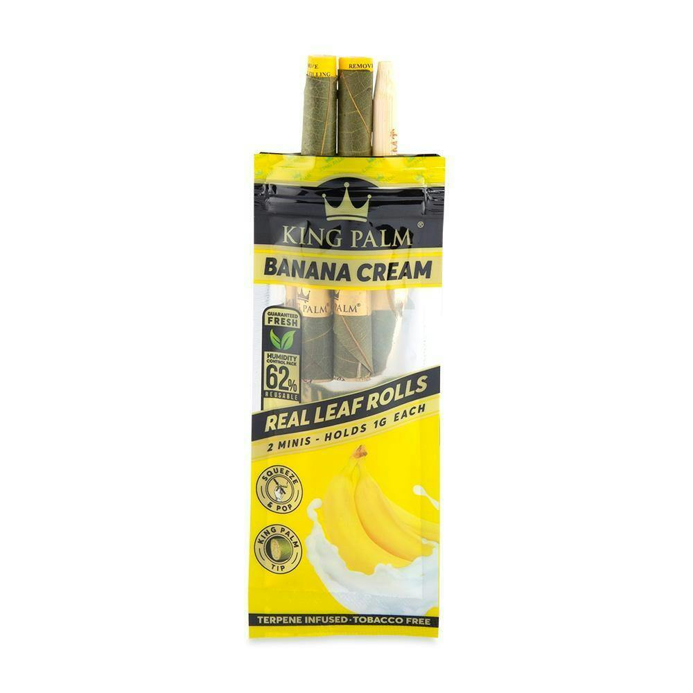 King Palm Mini Banana Cream Rolls